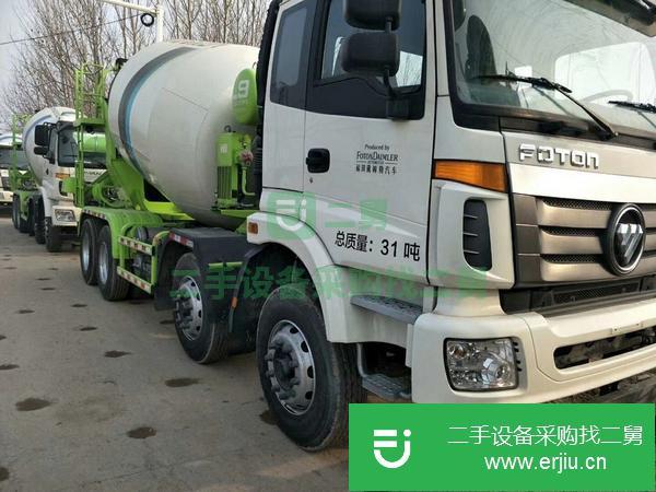 山東出售二手國五福田歐曼攪拌車
