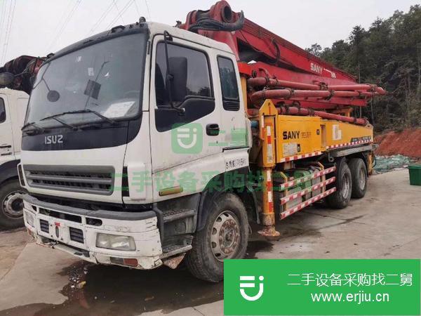 河北出售二手三一37米泵車