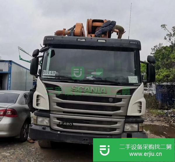 湖南出售16年中聯斯堪尼亞60米泵車