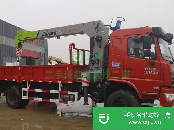 湖北出售二手中國重汽5噸隨車吊