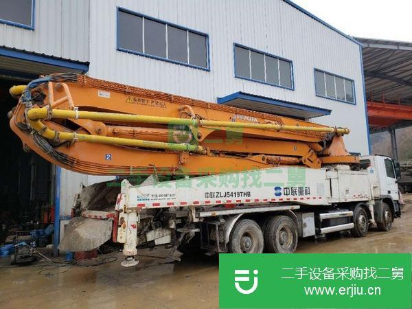 江蘇出售二手中聯52米泵車