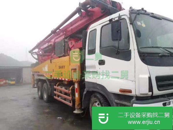 貴州出售二手三一46米泵車