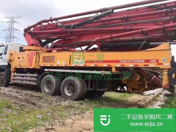 內蒙古出售二手三一重工49米泵車