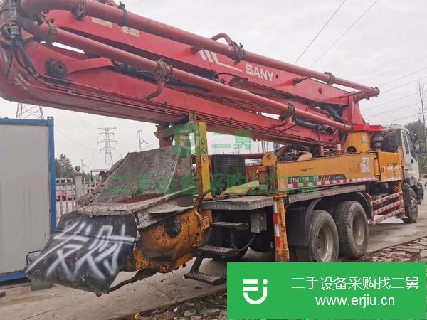 河北出售二手三一37米泵車