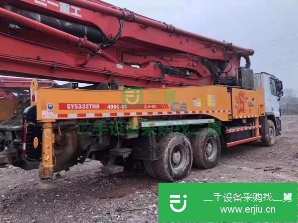 山西出售二手國四三一49米泵車