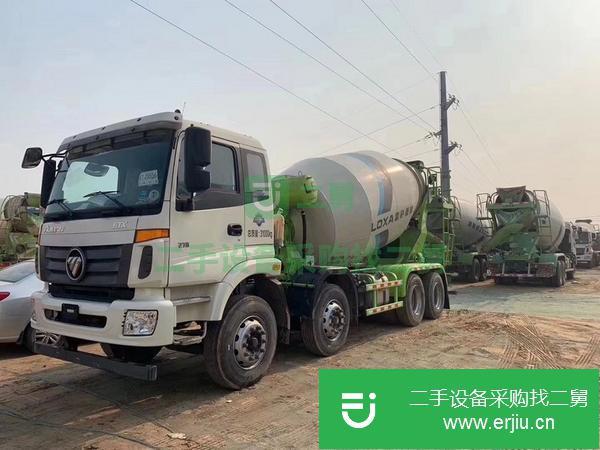 江蘇出售二手歐曼前四后八12方攪拌車