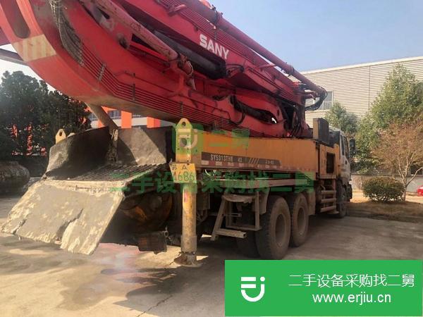 北京出售二手三一泵車，43米手續齊全