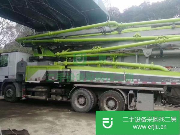 河北出售一臺18年49米中聯奔馳泵車