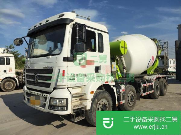 福建出售二手陜汽德龍混凝土攪拌罐車