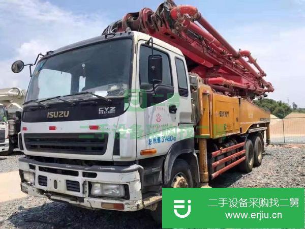 浙江出售二手三一48米6節臂泵車