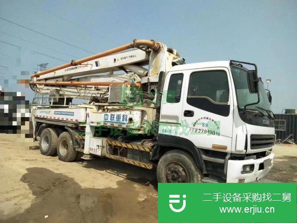 青海出售37米五十鈴中聯泵車
