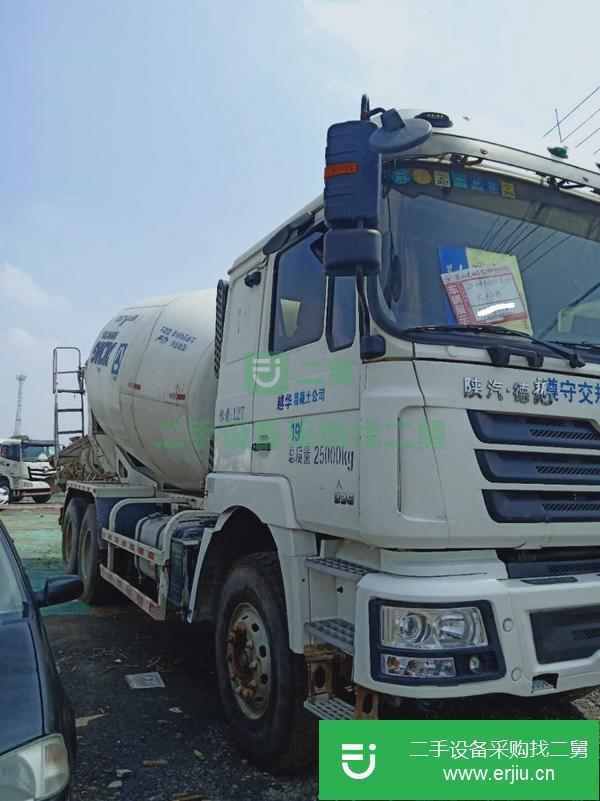 山東出售二手德龍攪拌車大12方