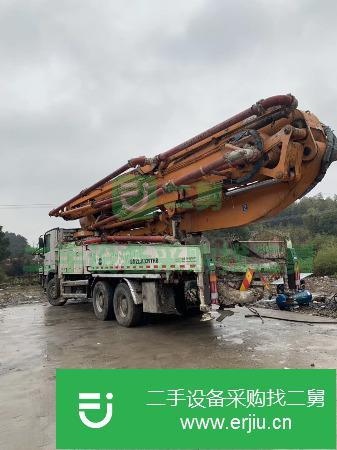 四川出售二手中聯49米6節臂泵車