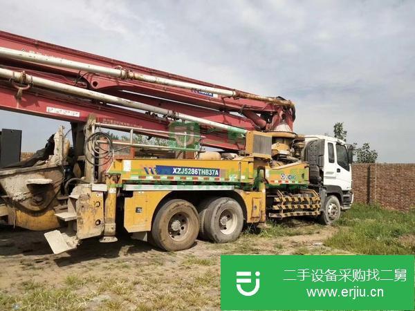 河北出售二手37米徐工泵車一臺(tái)