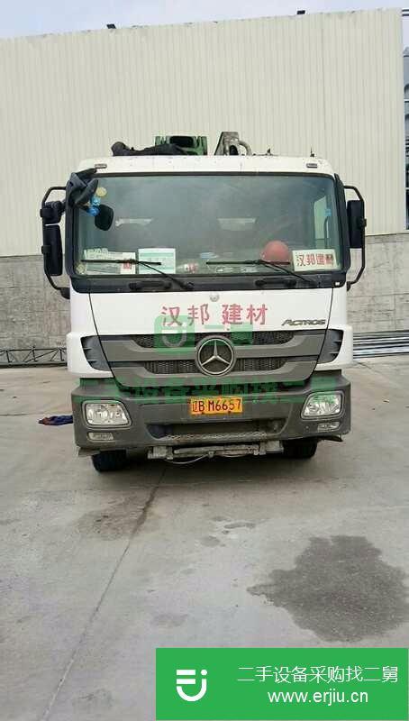 江蘇出售二手三一奔馳泵車，4橋底盤48米