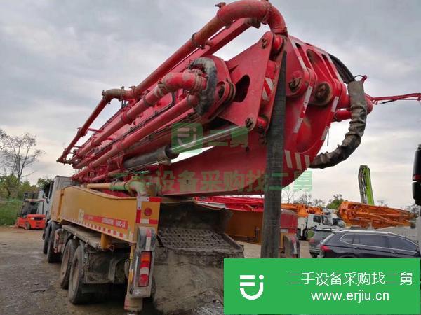 湖南出售18年三一56米泵車 手續(xù)齊全 打五萬方