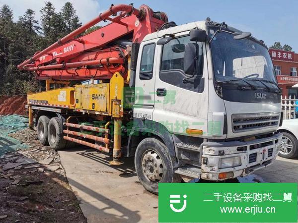湖南出售二手三一37米泵車