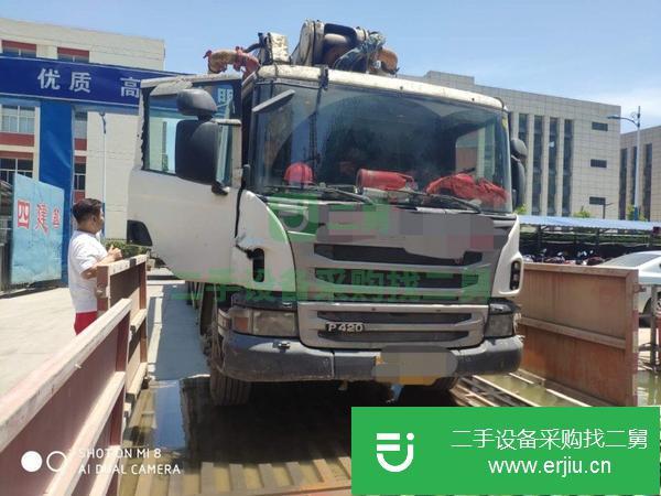 江蘇出售二手56米中聯泵車一臺