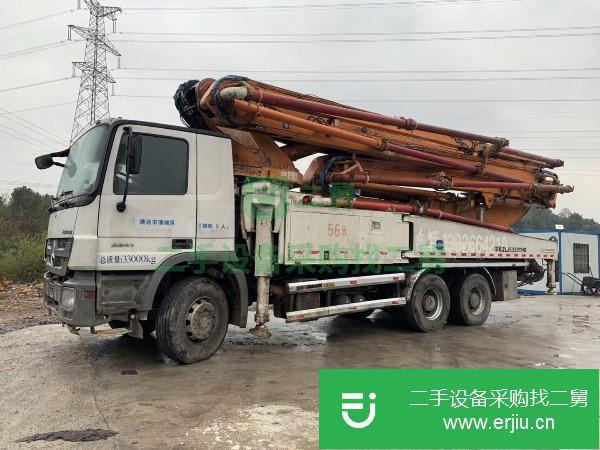 四川出售二手中聯49米6節臂泵車