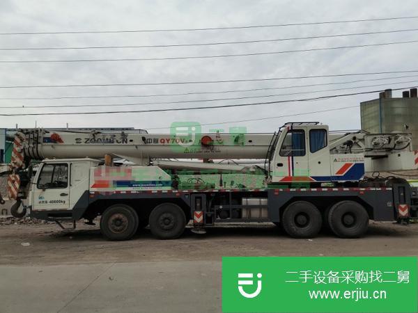 內蒙古出售二手中聯50噸汽車吊