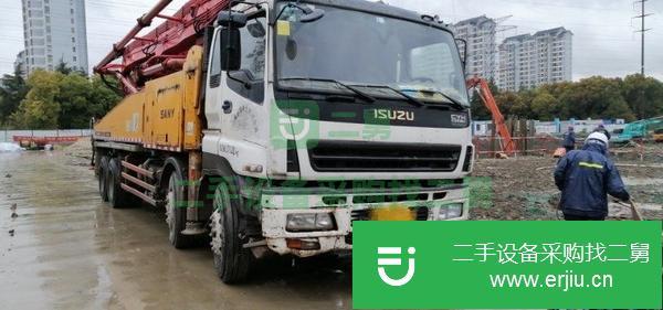 江蘇出售二手三一48米泵車