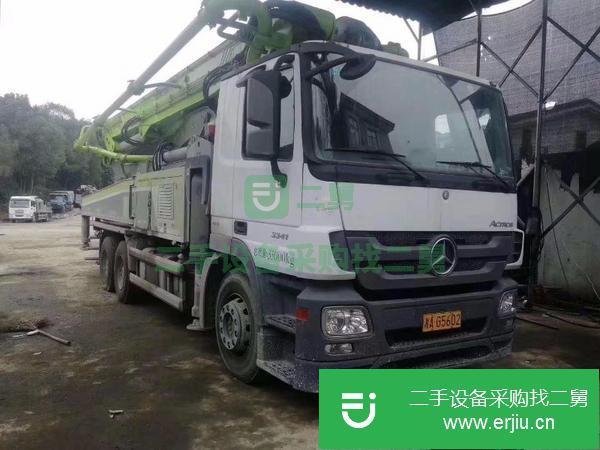 山西出售二手中聯(lián)奔馳49米泵車