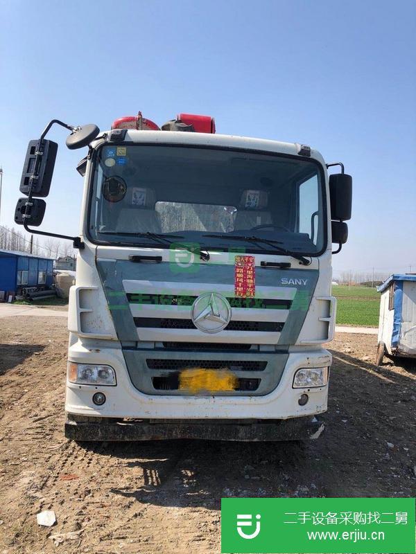 江蘇出售二手三一37米泵車