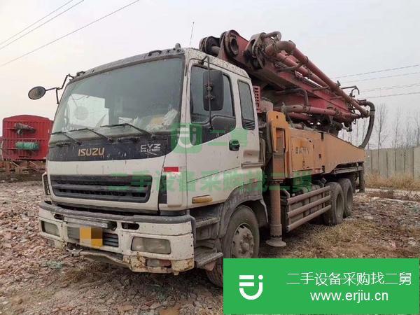 河南出售二手三一43米泵車