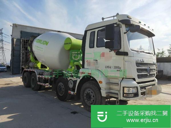 福建出售二手陜汽德龍混凝土攪拌罐車