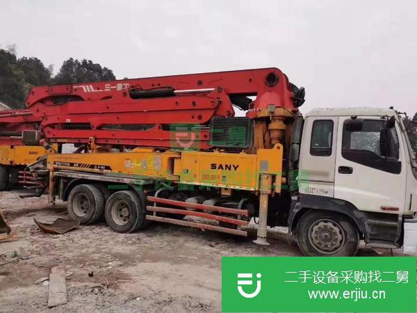河北出售二手三一重工38米泵車