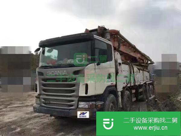 湖南出售二手斯堪尼亞58米泵車