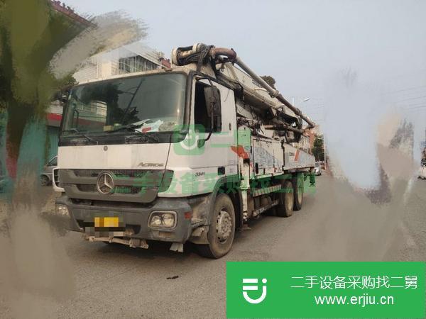 黑龍江出售二手47米泵車