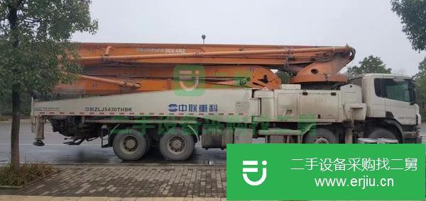 內蒙古出售二手中聯56米泵車