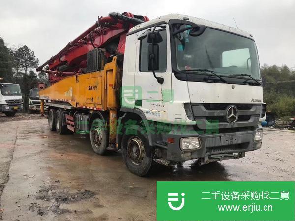 河南出售二手三一52米泵車