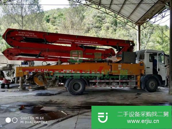 湖南出售二手科尼樂33米泵車