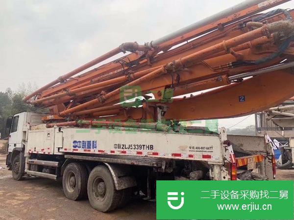 貴州出售二手中聯(lián)奔馳三橋49米混凝土泵車