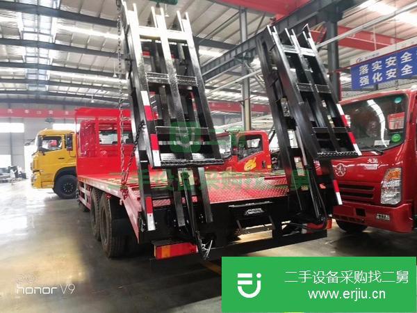 湖北出售后八輪東風平板運輸車