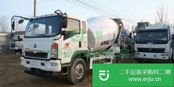 山東出售二手豪沃7方單橋攪拌車