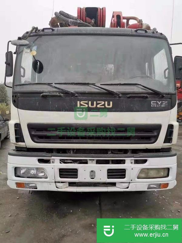 江蘇出售二手的泵車，五十鈴底盤,北方車