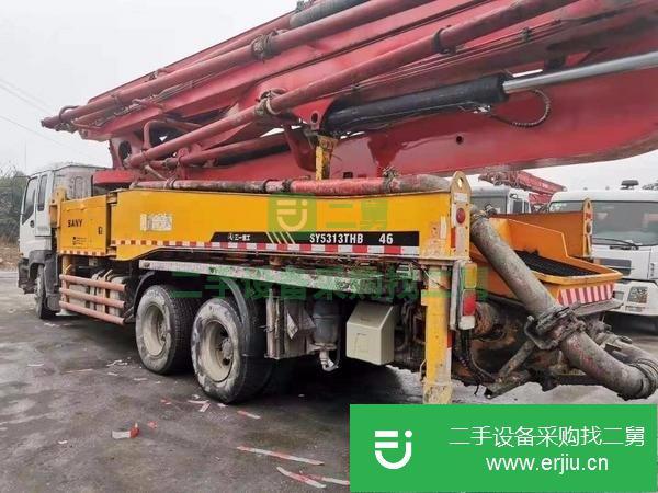 江蘇出售二手的泵車，五十鈴底盤,北方車