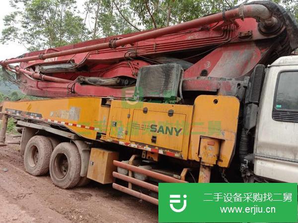 湖南出售二手三一五十鈴46米泵車 手續齊全