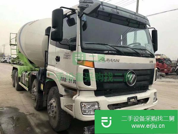 湖北出售二手國五20立方歐曼攪拌車