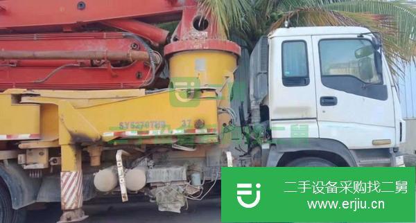 湖南出售二手三一37米泵車