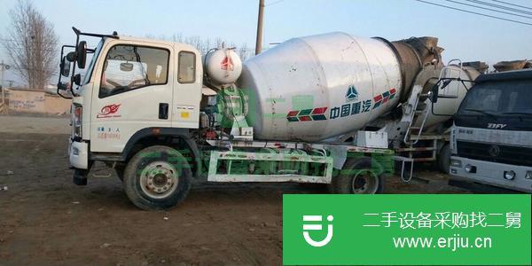 山東出售二手豪沃7方單橋攪拌車