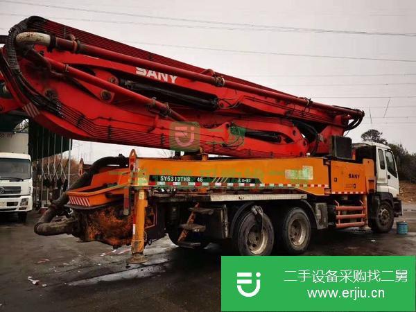 吉林出售二手三一46米泵車