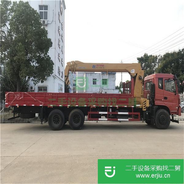 湖北出售二手12噸后八輪隨車吊