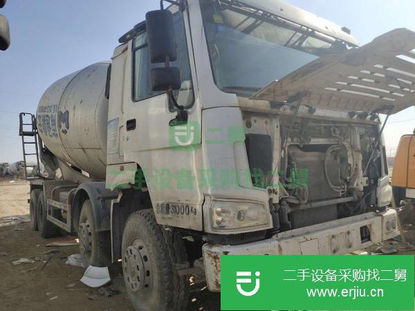 河北出售二手豪沃大18方攪拌車