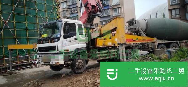 江蘇出售二手徐工48米泵車