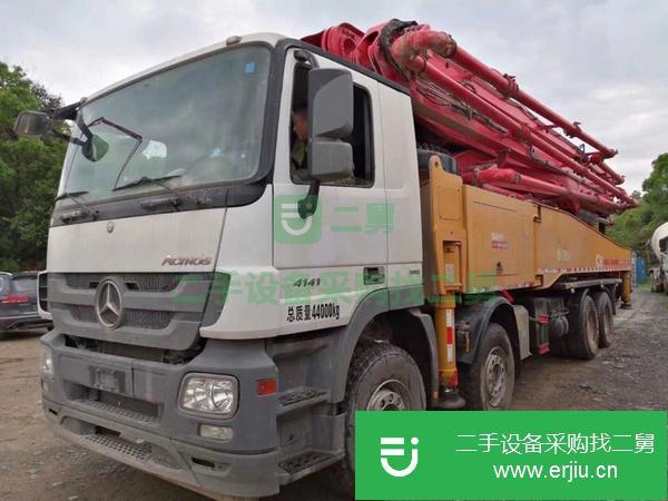 湖南出售18年三一56米泵車 手續(xù)齊全 打五萬方