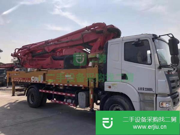浙江出售二手三一37米5節臂泵車